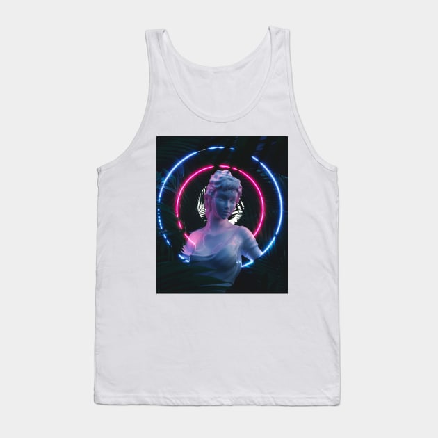 Neon Queen Tank Top by devansh